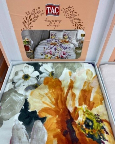 Постельное белье Saten Candra V01 Lila по лучшей цене в Казахстане