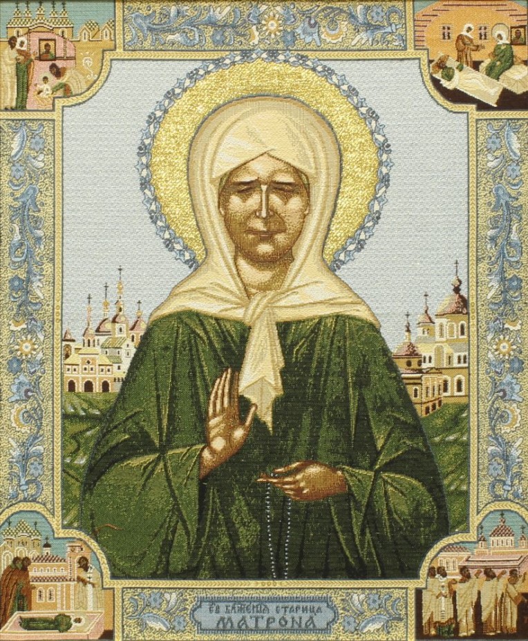 Гобелен "Икона Св.Матрона"