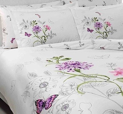 Постельное белье Delux Saten Family Nicole V02 Lila купить недорого