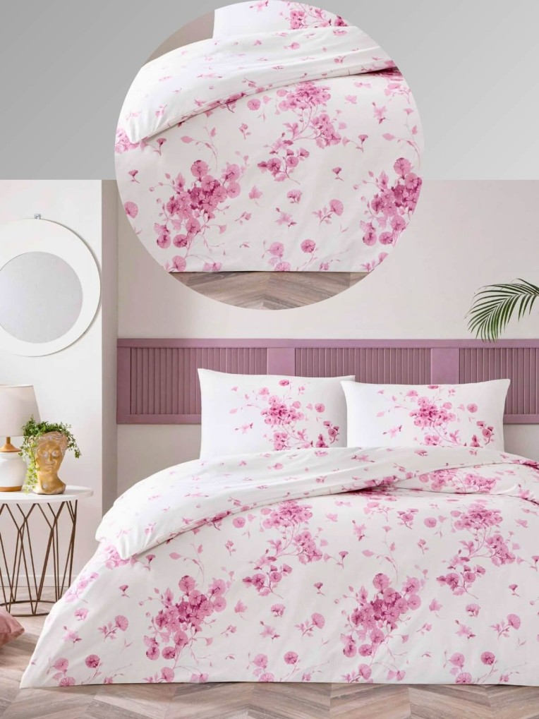 Постельное белье Ranforce Marian V01 Pembe